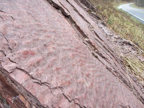 sedimentary-Rock-Water-Marks-in-Rock-VA